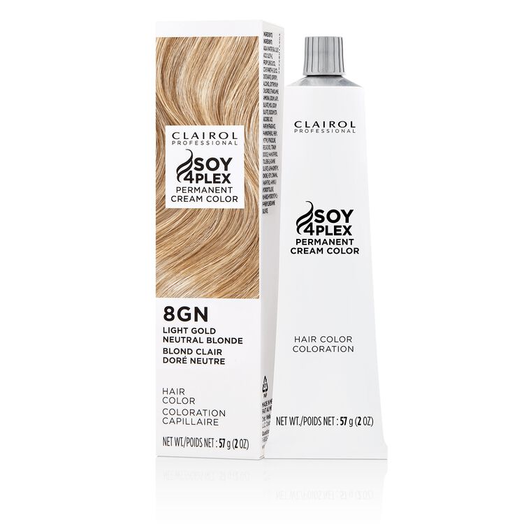 8GN Light Gold Neutral Blonde Permanent Cream Hair Color