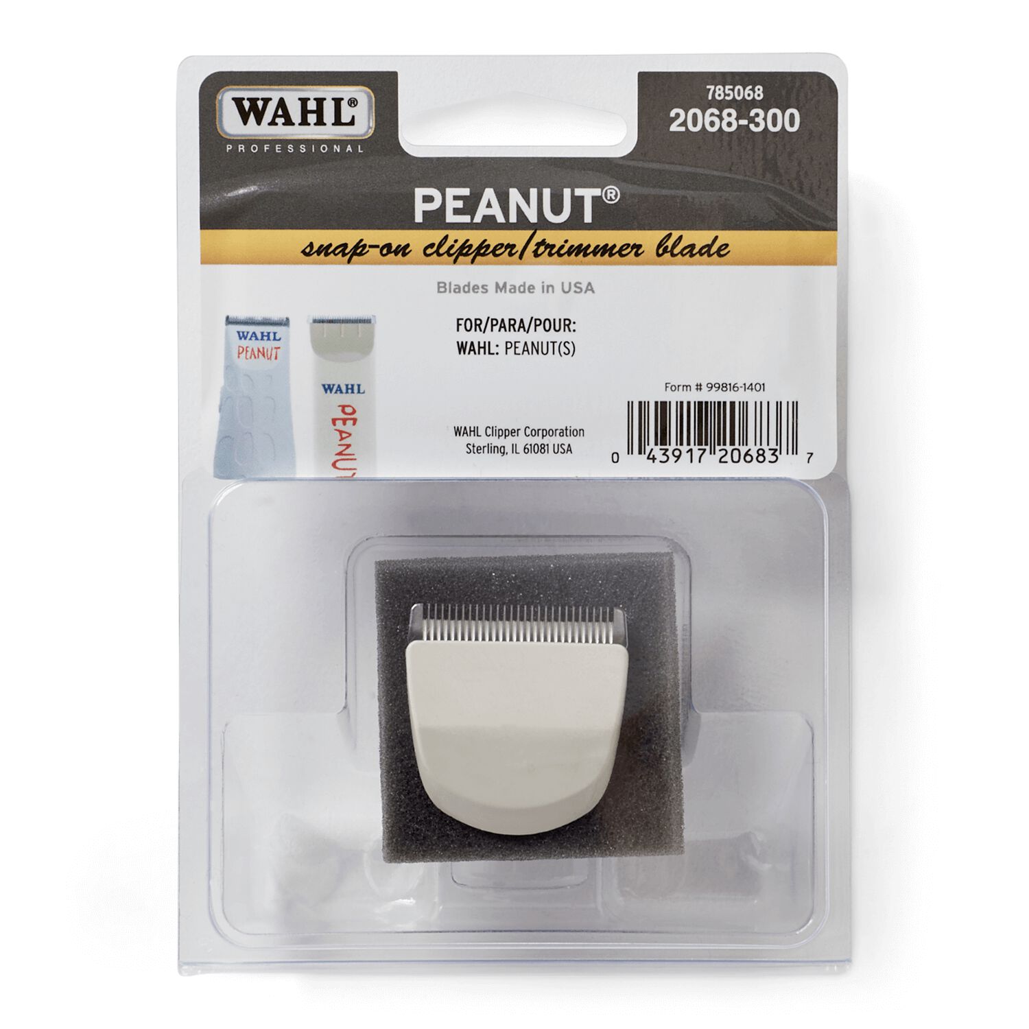 Peanut Standard Blades Set by Wahl Replacement Blades Sally Beauty