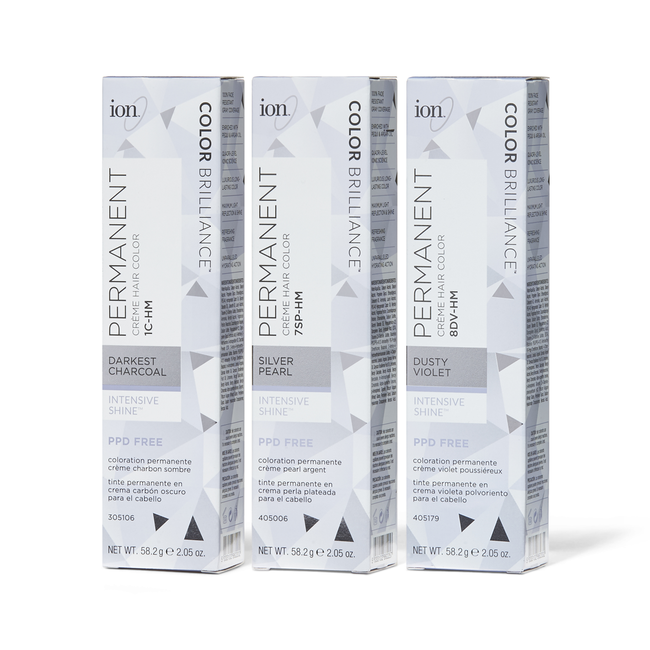Ion 7SP-HM Silver Pearl Permanent Creme Hair Color by Color Brilliance