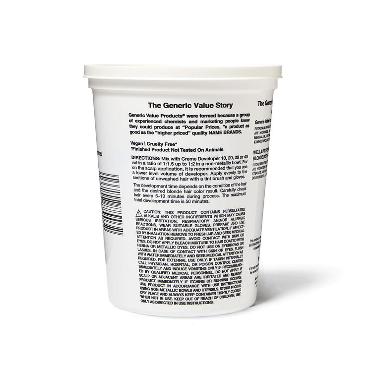 Powder Lightener Compare to Wella® Blondor® Multi Blonde Dust-Free Powder Lightener