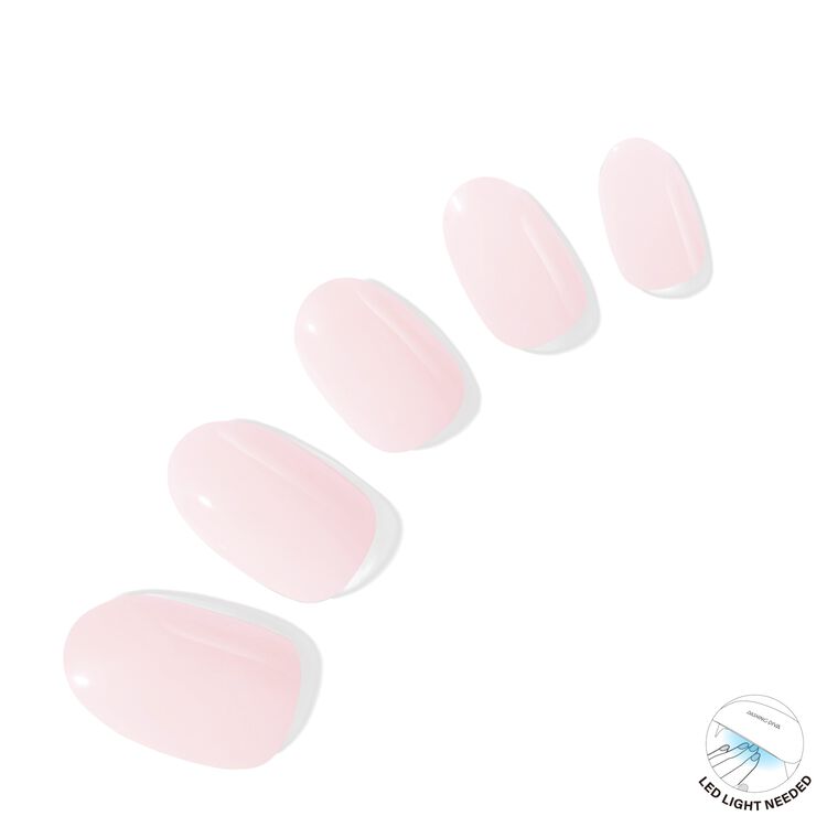 Powder Pink Semi-Cured Color Gel Strips
