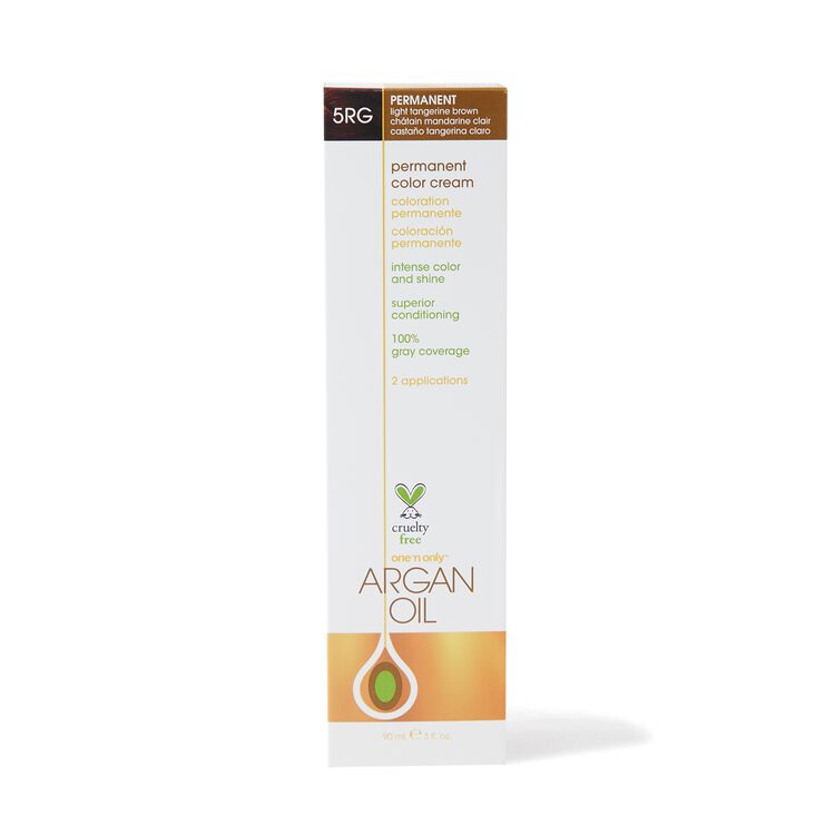Argan Oil Permanent Color Cream 5RG Light Tangerine Brown