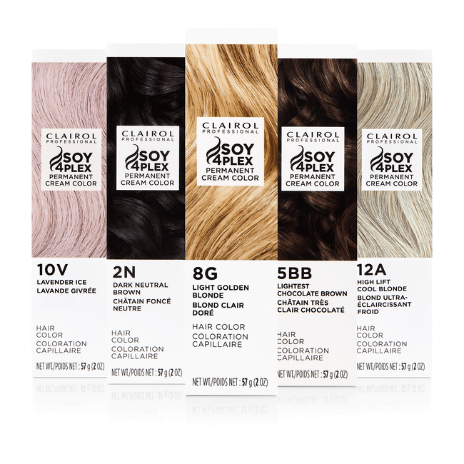 Soy4Plex Permanent Cream Hair Color by Clairol Professional Permanent
