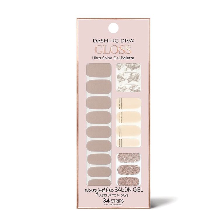Dashing Diva Slick Move Ultra Shine Gel Strips Press On Nail Kits Sally Beauty