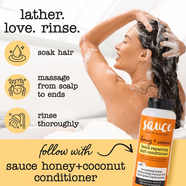 Honey + Shea Bond-Repairing Curl Shampoo