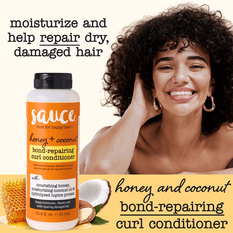 Honey + Coconut Bond-Repairing Curl Conditioner