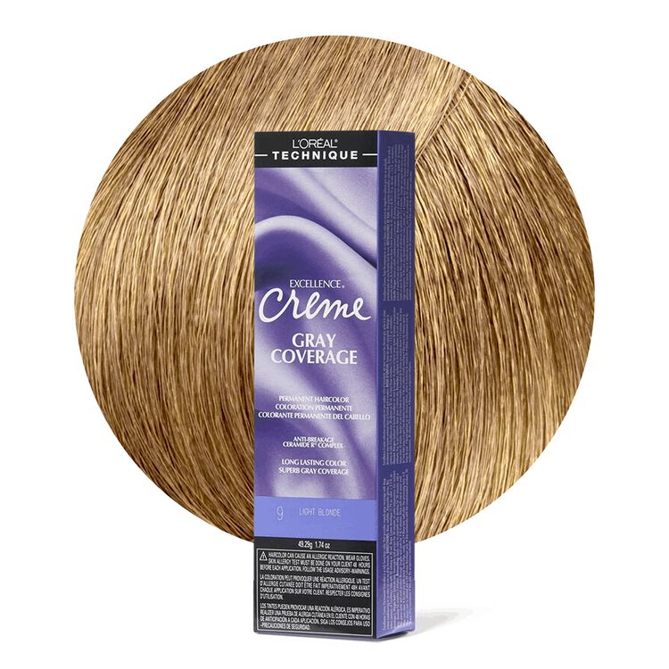 9 Light Blonde Permanent Creme Hair Color