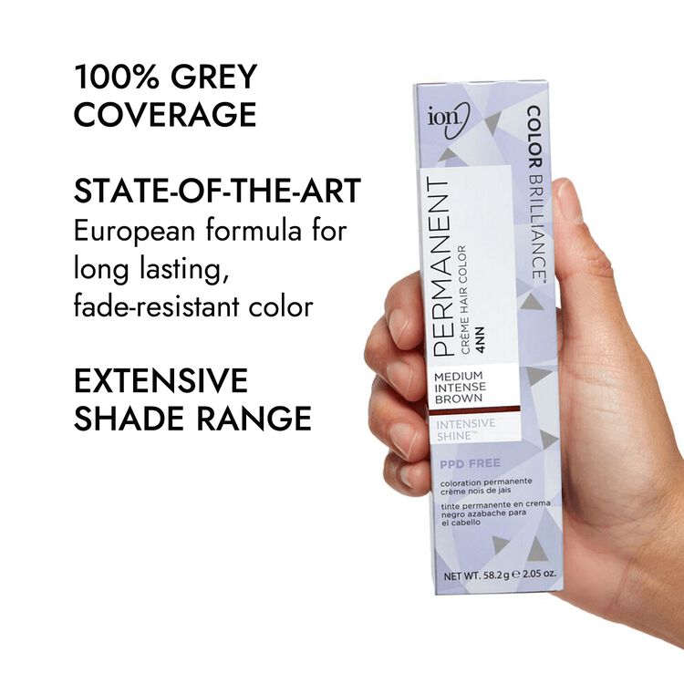 4NN Medium Intense Brown Permanent Creme Hair Color
