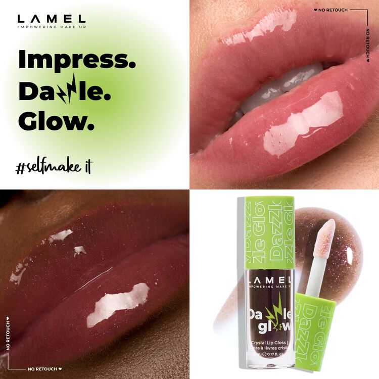 Crystal Lip Gloss Dazzle Glow Cherry Cola