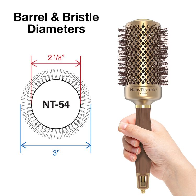 NanoThermic Ceramic + Ion Thermal Brush 2 1/8 Inch