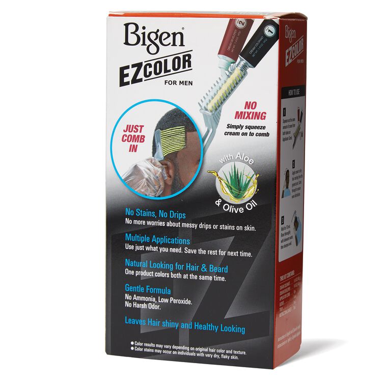 Men's EZ Permanent Hair Color M1 Jet Black