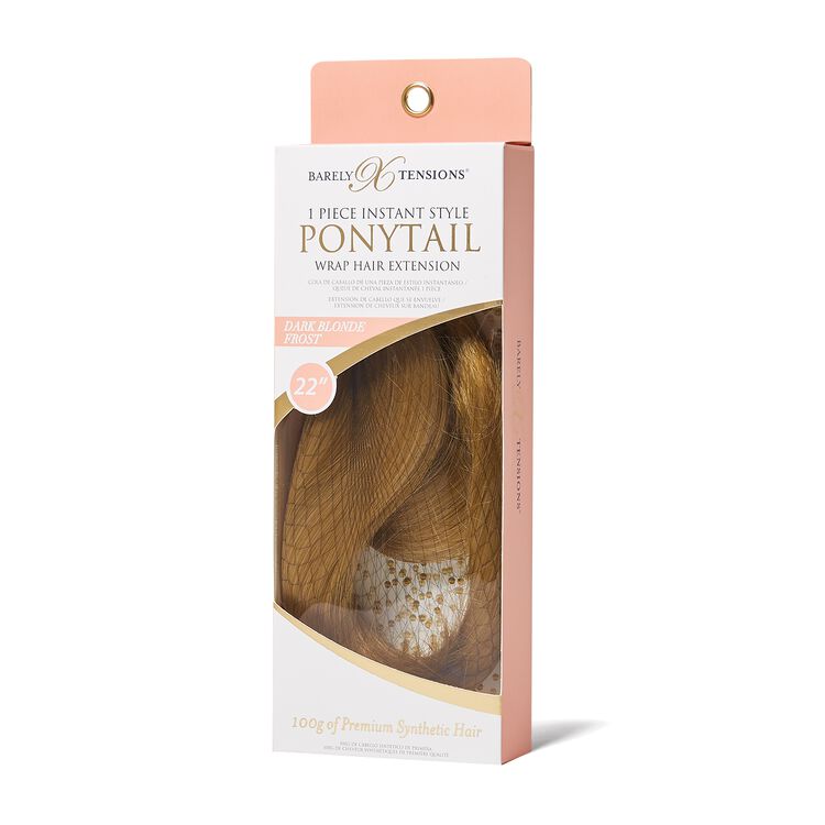 Barely Xtensions Ponytail Dark Blonde Frost Synthetic Hair