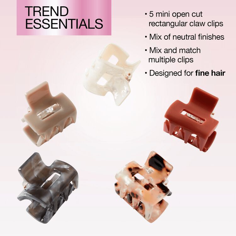 Mini Claw Clips - 5 pack