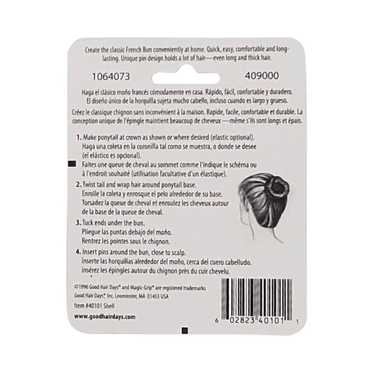 Tortoise Shell Magic Grip Hairpins