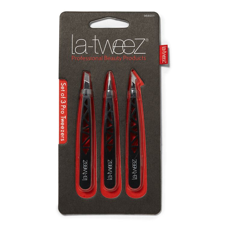 La-Tweez Set of 3 Pro Tweezers