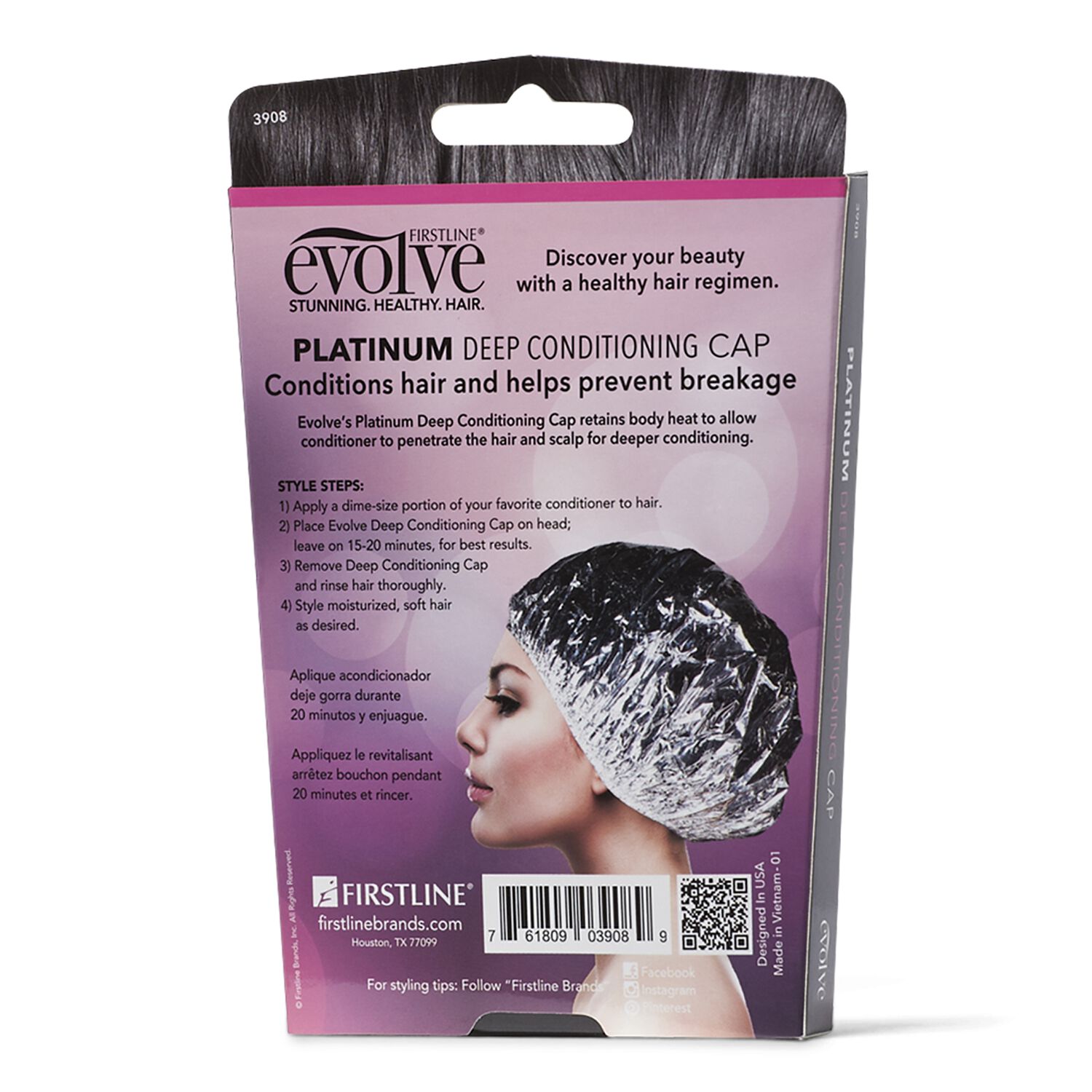 Evolve Platinum Deep Conditioning Cap