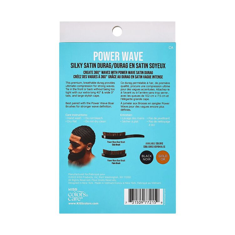 Gold Power Wave Satin Durag