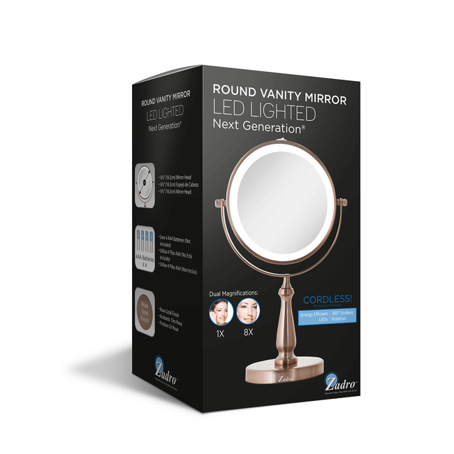 Zadro 8x 1x Magnification Next Generation Led Lighted Dual Sided Vanity Makeup Mirror Makeup Mirrors Sally Beauty