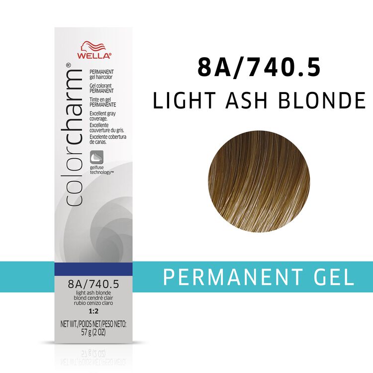 Light Ash Blonde colorcharm Gel Permanent Hair Color