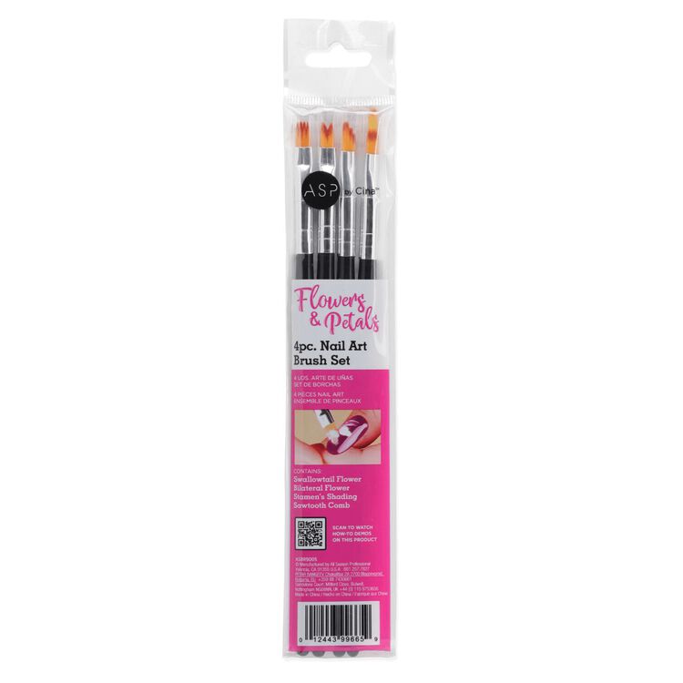 Flowers & Petals Nail Art Brush Set
