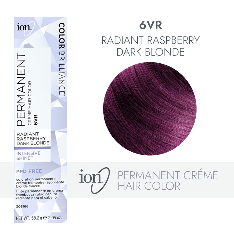 6VR Radiant Raspberry Dark Blonde Permanent Creme Hair Color
