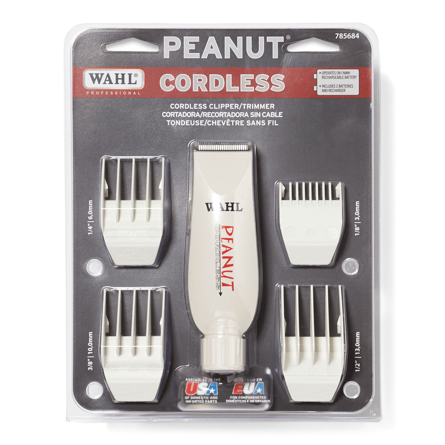 Peanut Cordless Clipper & Trimmer by Wahl Clippers and Trimmers