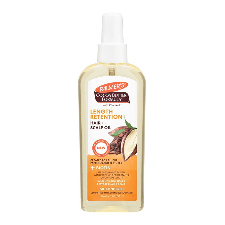 Cocoa Butter Length Retention Hair & Scalp Oil with Biotin