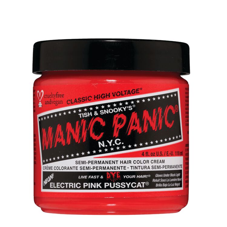 Electric Pink Pussycat Semi Permanent Cream Hair Color