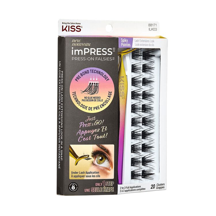 imPRESS Press-On Falsies Eyelash Clusters - Spiky Lashes