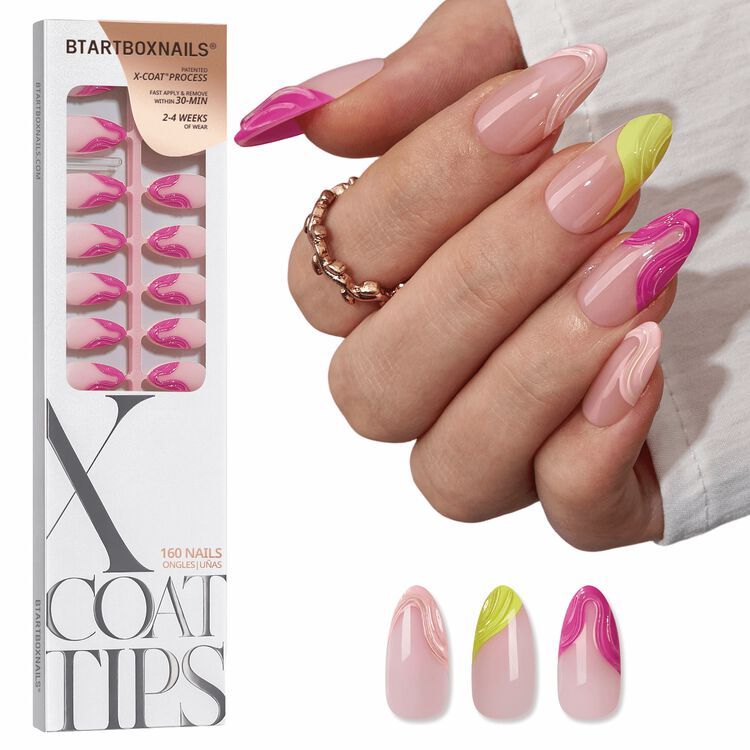 XCOATTIPS&reg; 3D French - Medium Almond Sugar Collection