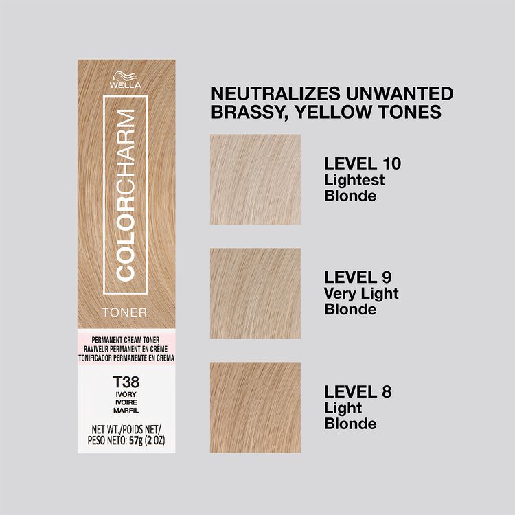 T38 Ivory Permanent Cream Toner