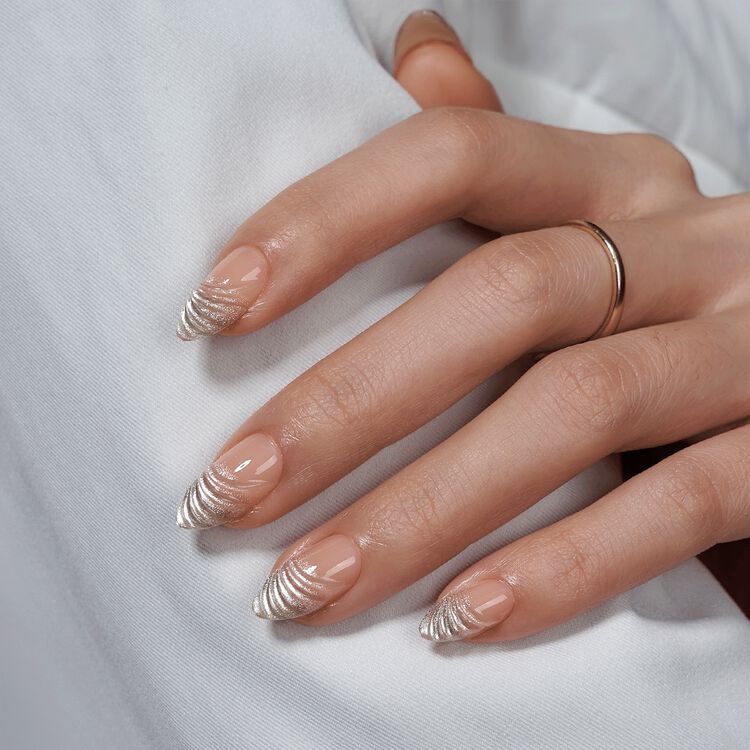 XCOATPRESS Press On Nails Short Almond - Exquiste