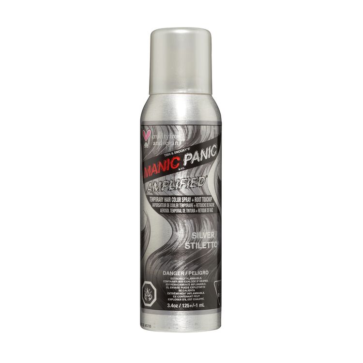 Silver Stiletto Amplified™ Temporary Spray-on Color