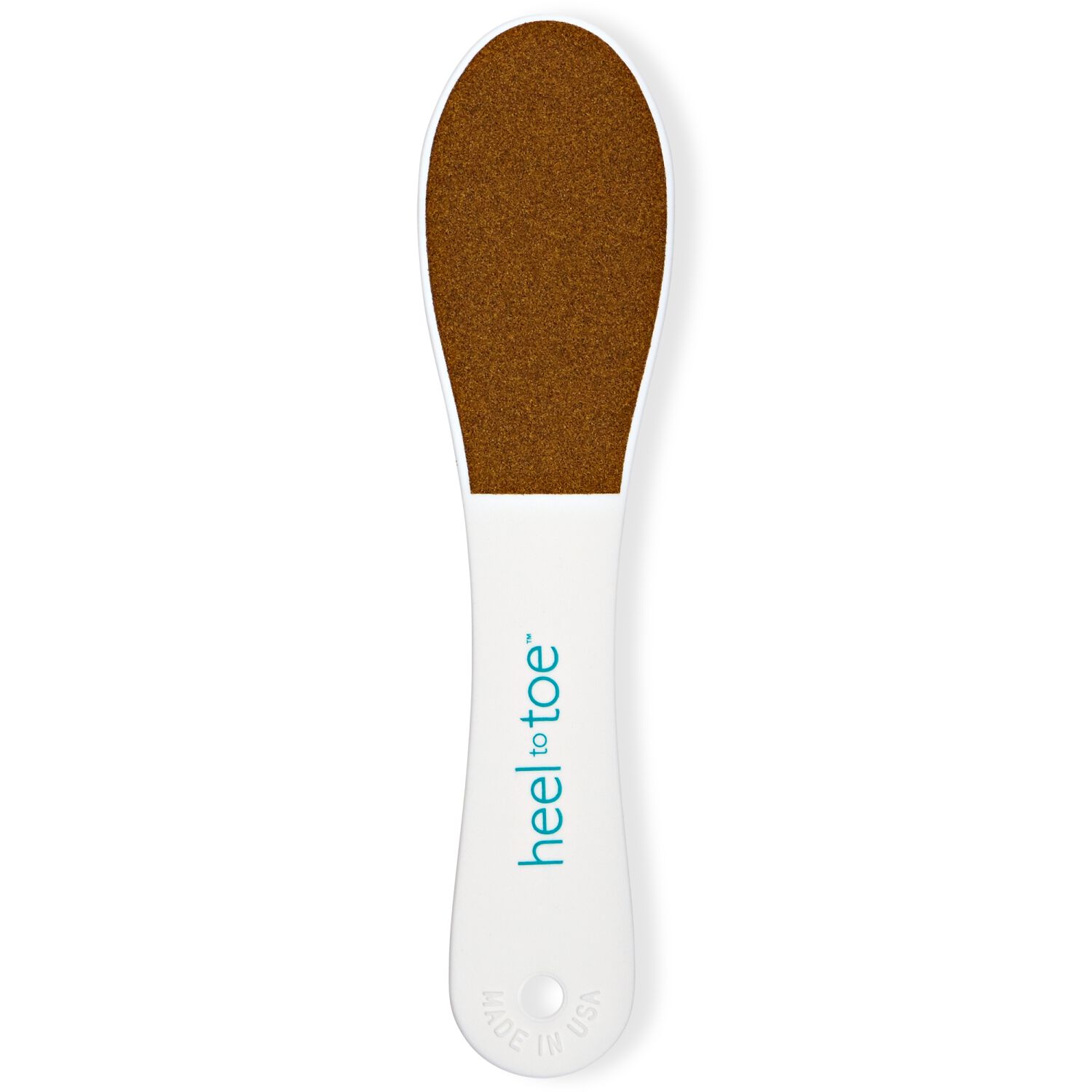 heel to toe white sanitizable foot file