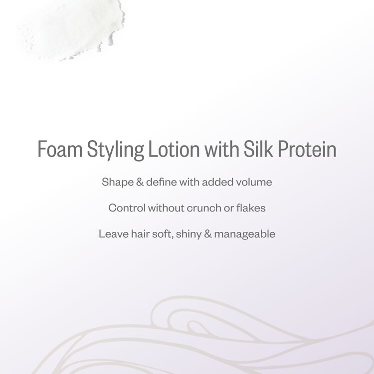 Foaming Styling Lotion with Silk Protein