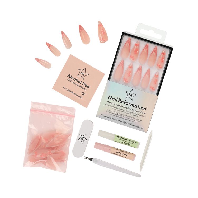 Flower Toss Press On Nails