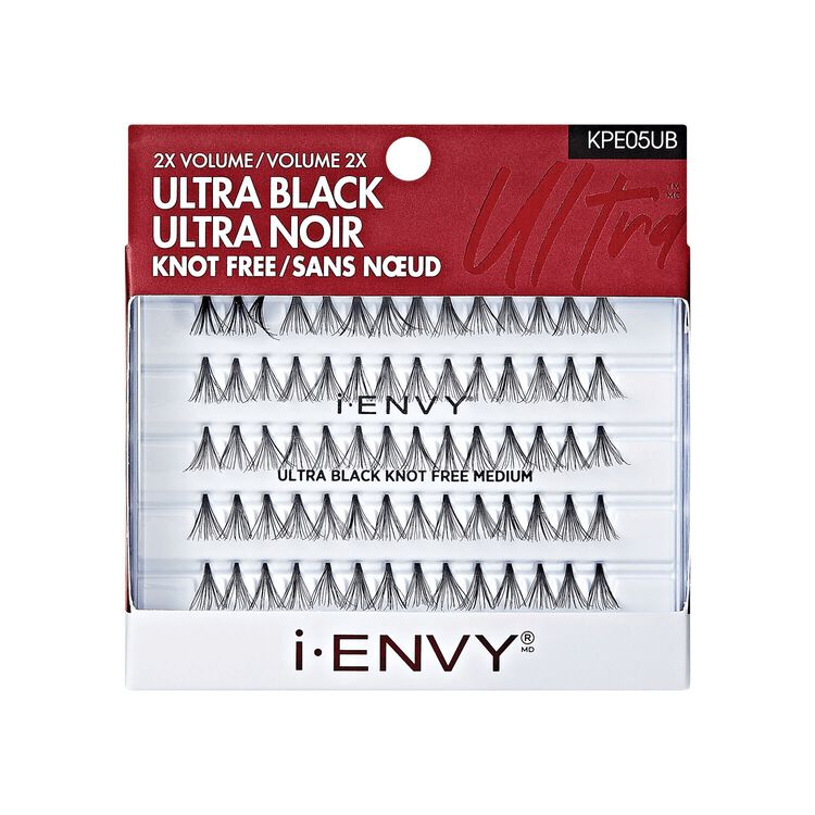 i-Envy Ultra Black Knot Free Medium Lashes