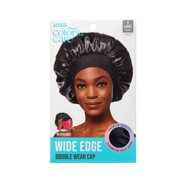 Silky Satin Double Wear Cap XL Black