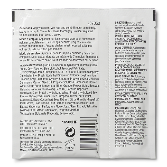 Strengthen Hair Oil & Mask Packette with Castor Oil by Hair Chemist