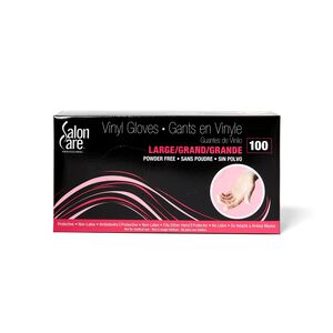 Clear Vinyl Powder-Free Gloves Large