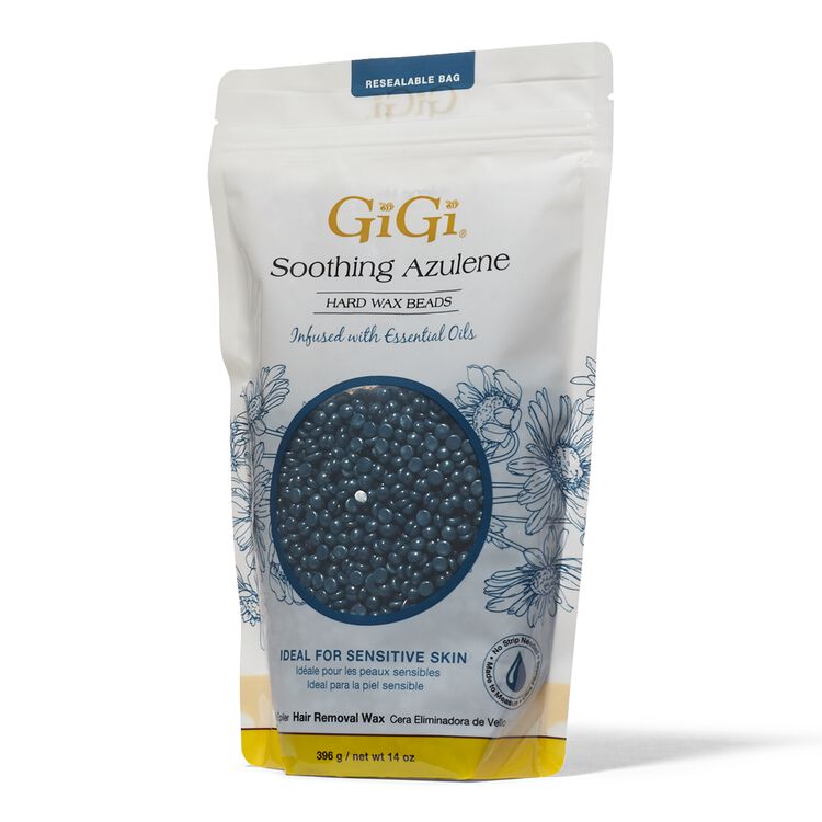Gigi Hard Wax Beads Soothing Azulene 14 oz