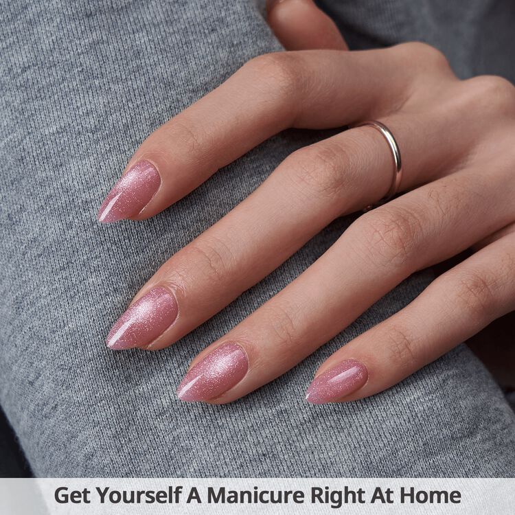 XCOATPRESS Press On Nails Short Almond - Spring Charm