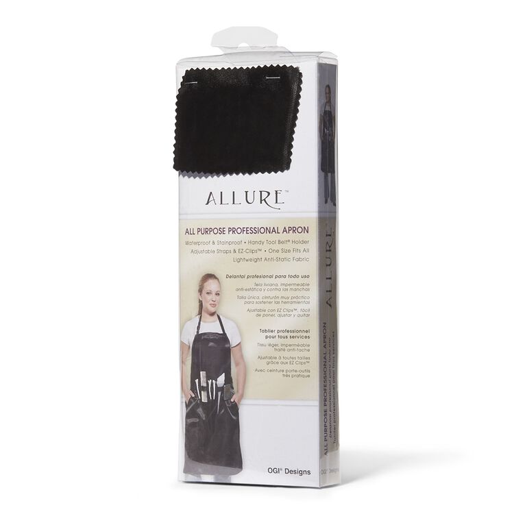Allure Stylist Apron Black