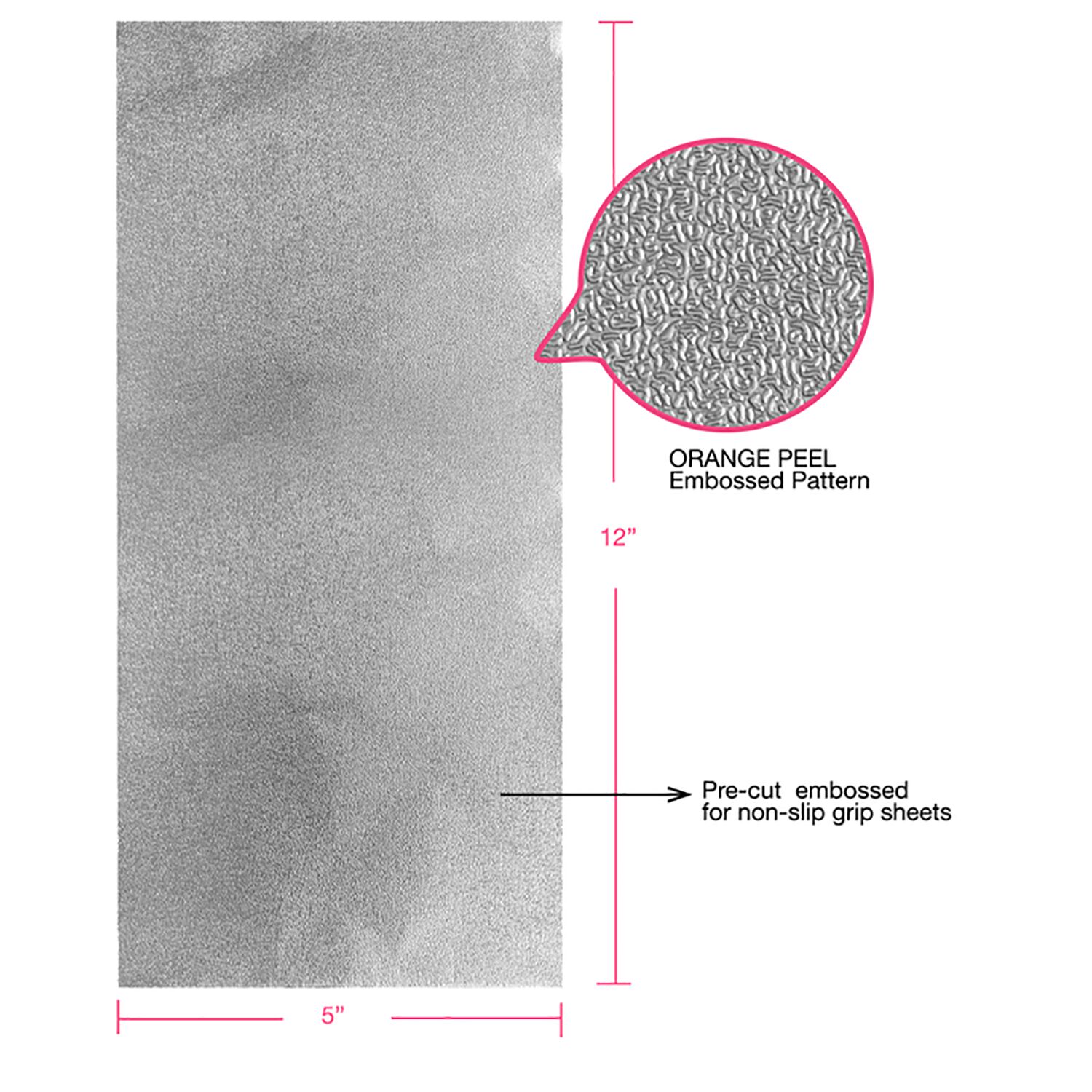 Colortrak's Embossed Extra Long Foil Sheets