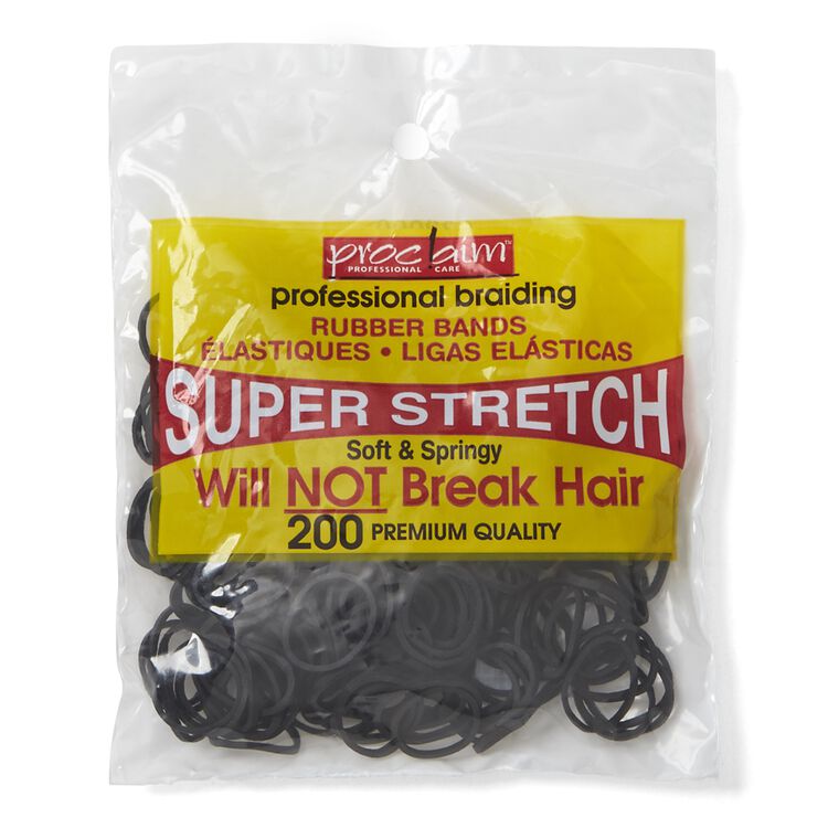 Rubber Bands Black 200 Count