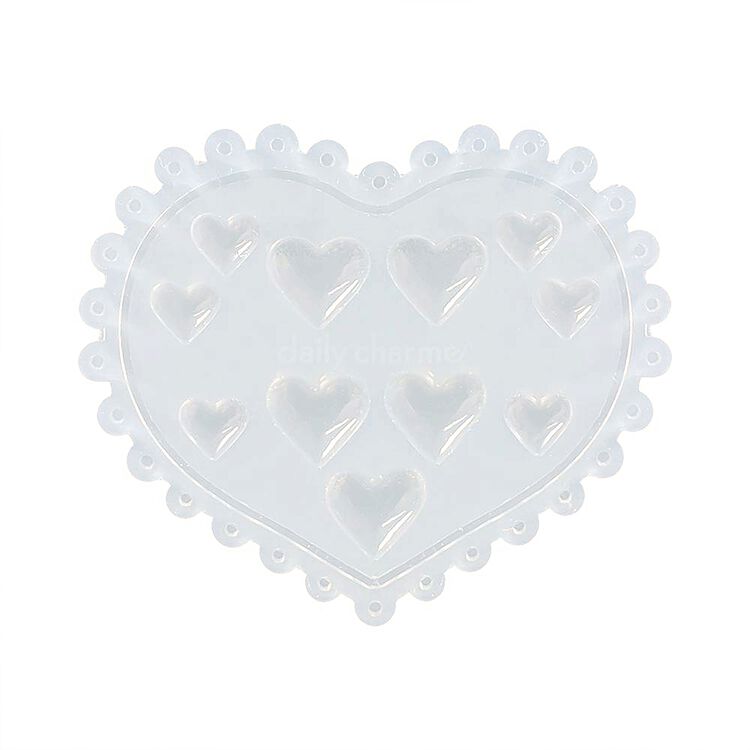 Lovely Hearts Nail Art Silicone Mold