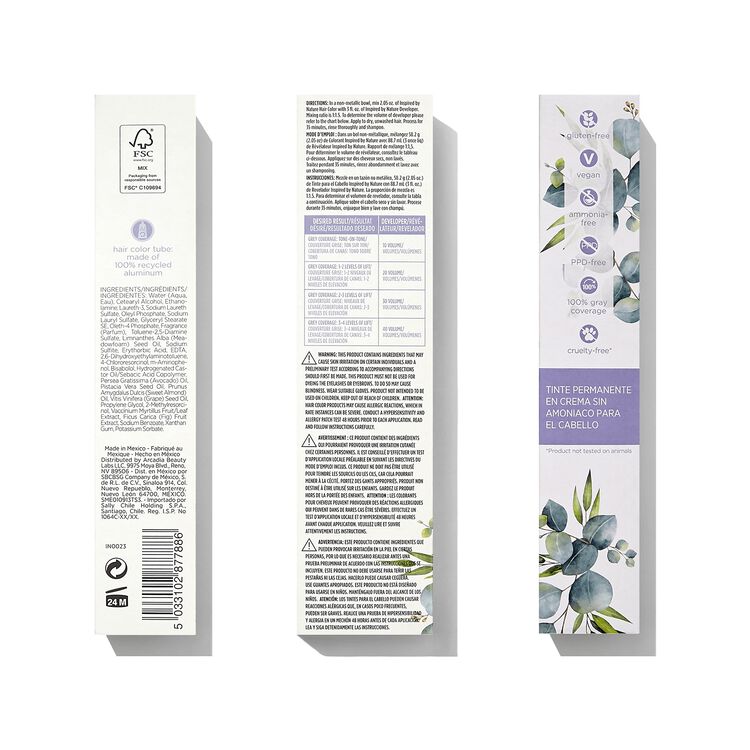 Inspired By Nature Ammonia Free Permanent Hair Color Light Plum 6vv Permanent Hair Color Sally Beauty