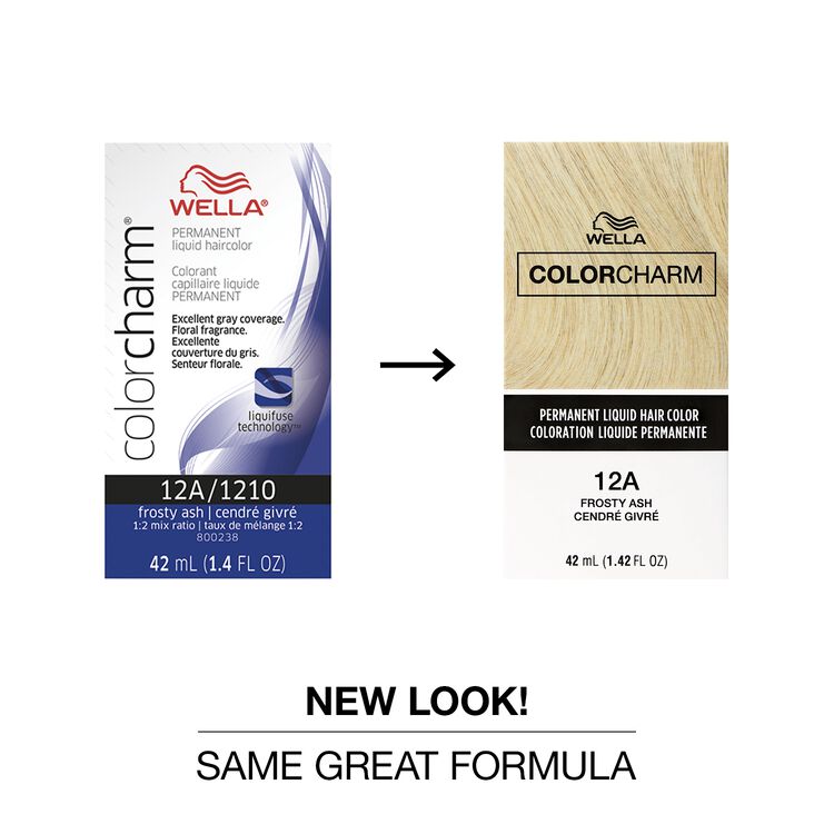 12A Frosty Ash Permanent Liquid Hair Color