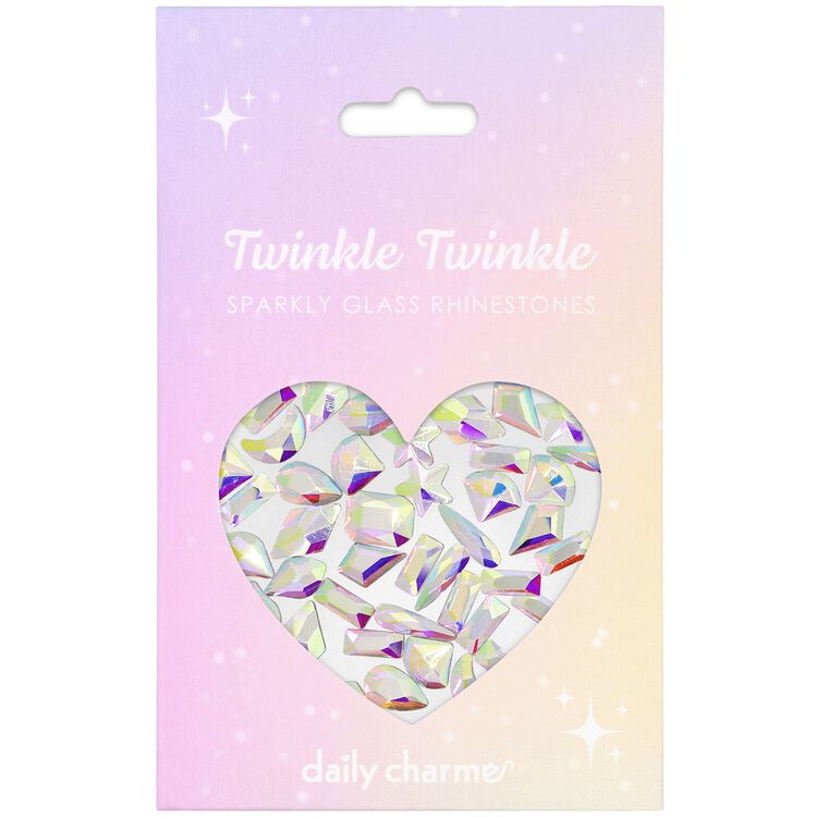 Nail Art Shaped Rhinestone Mix Crystal AB