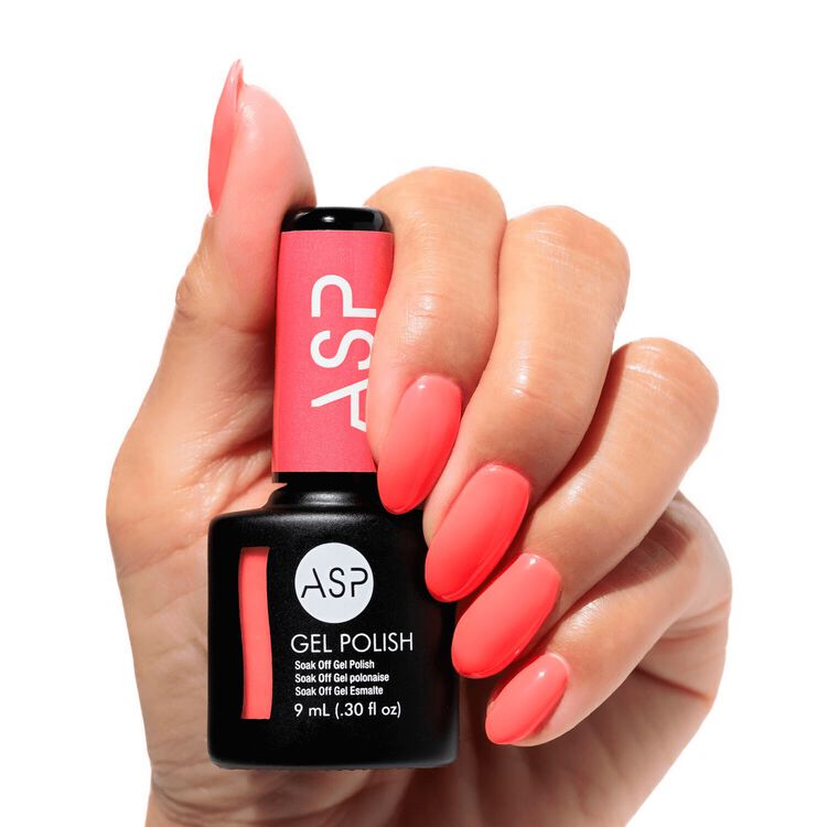 Blazing Orange Gel Polish